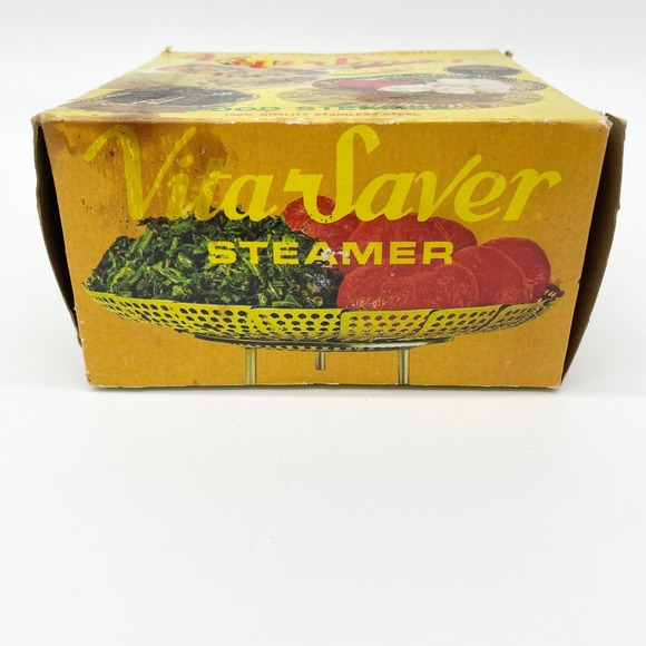 VitaSaver Vintage Kitchen‎ Gadget Stainless Steel Food Steamer Expandable Prop - Picture 4 of 13